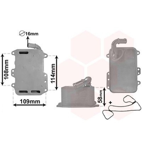 Radiatore olio van wezel per - wezel,